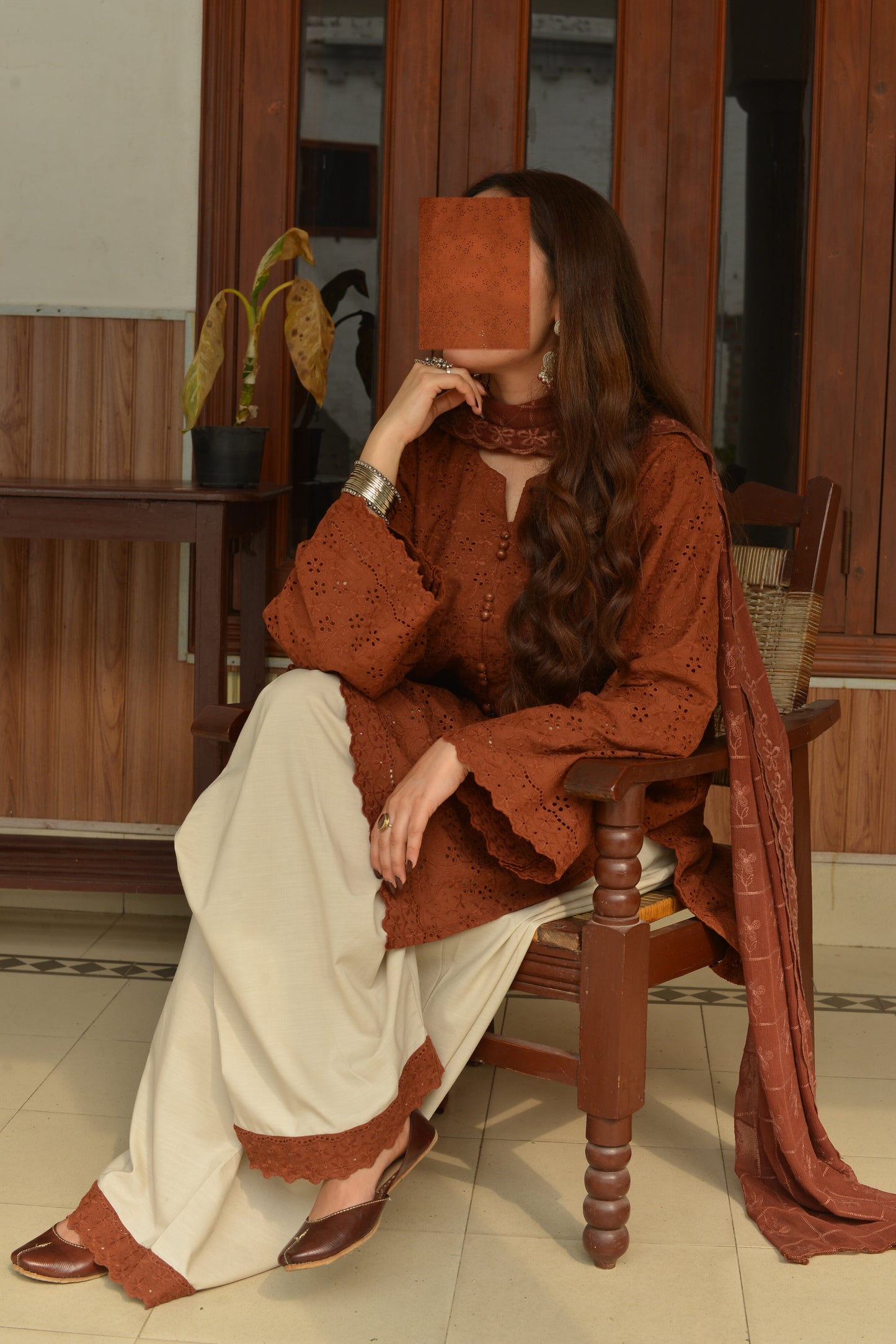 SURMAI CHIKENKARI SET-3PC